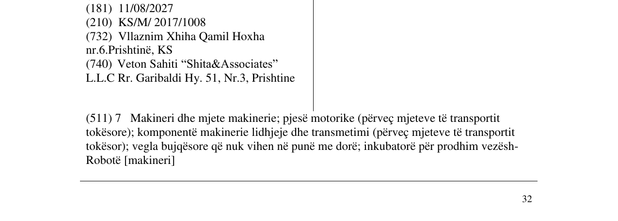 Zëri i markës BONEVET në buletin