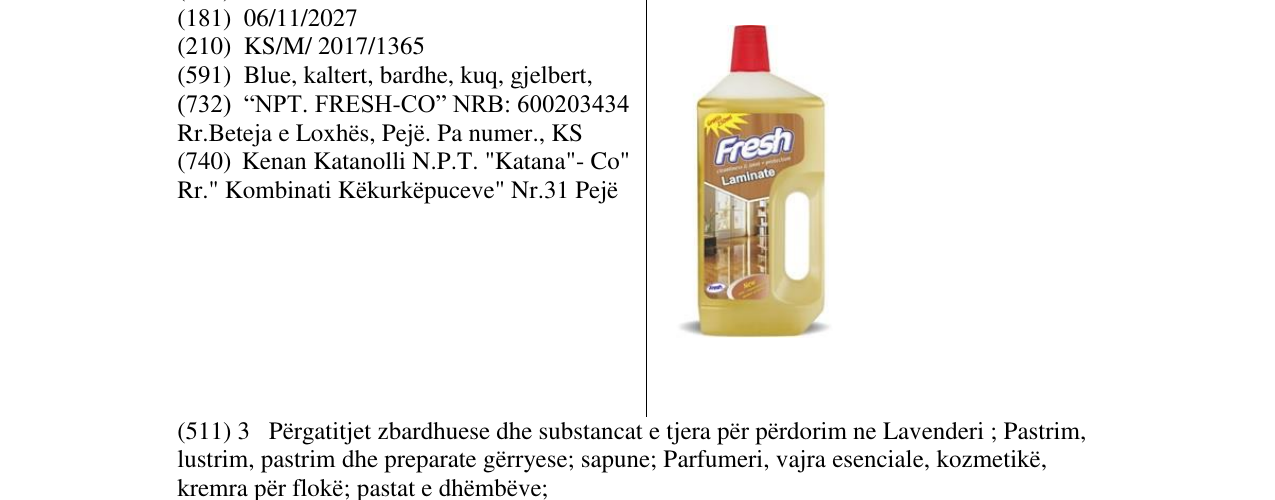 Zëri i markës Markë figurative në buletin