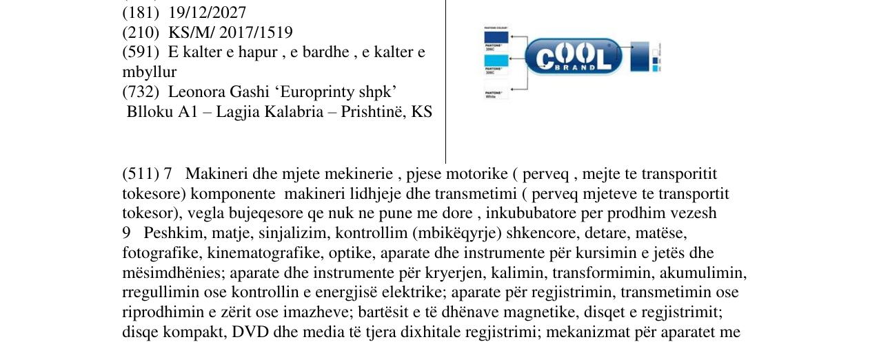 Zëri i markës COOL BRAND në buletin