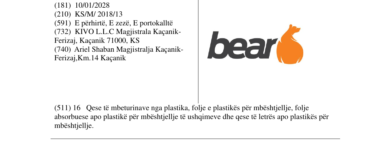Zëri i markës bear në buletin