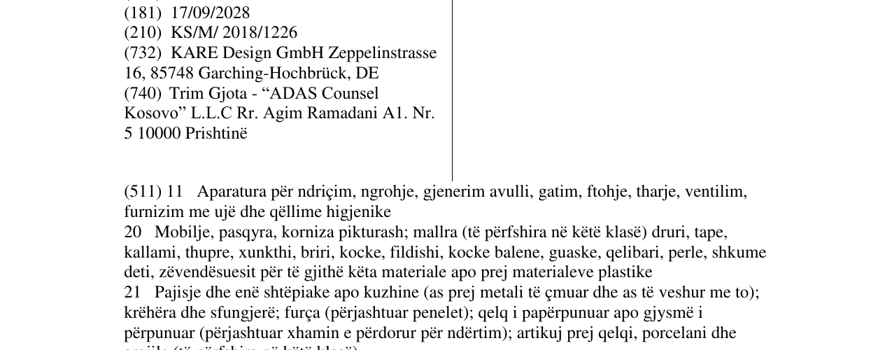 Zëri i markës KARE në buletin