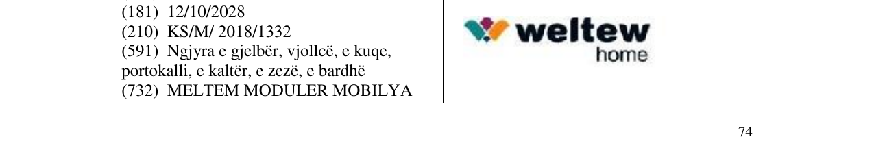 Zëri i markës weltew home në buletin