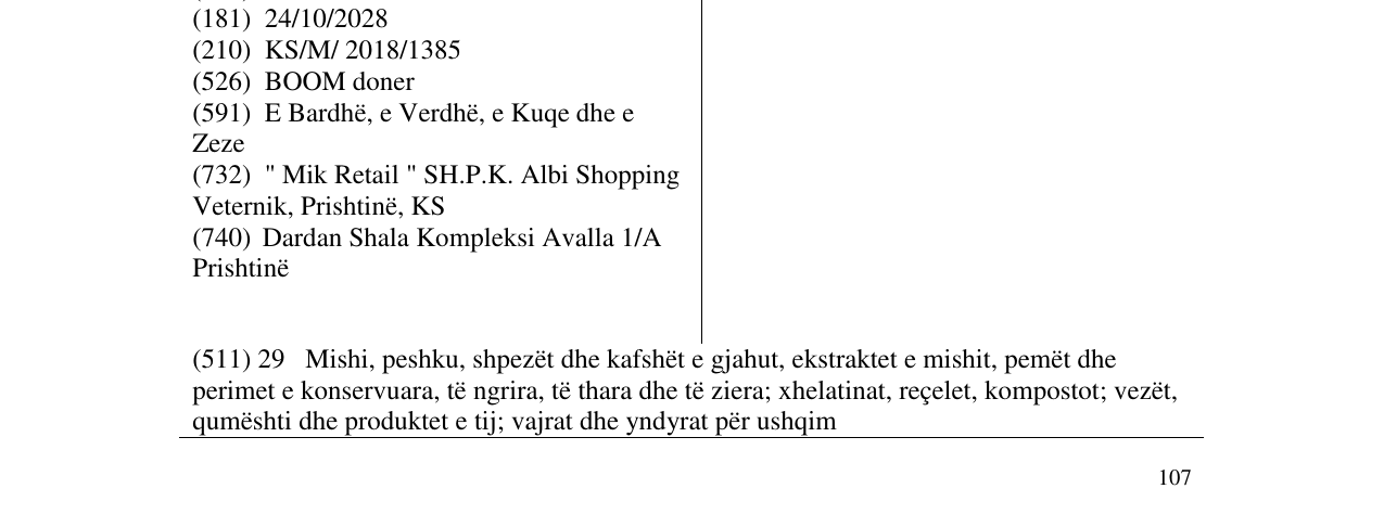 Zëri i markës BOOM doner në buletin