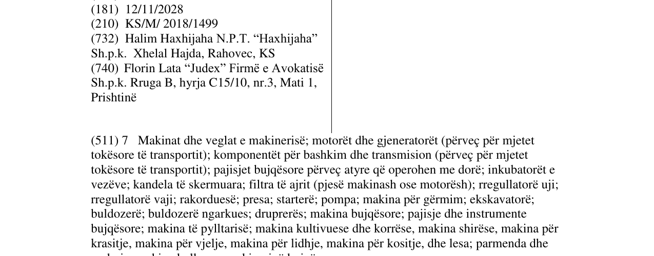 Zëri i markës Farmers në buletin