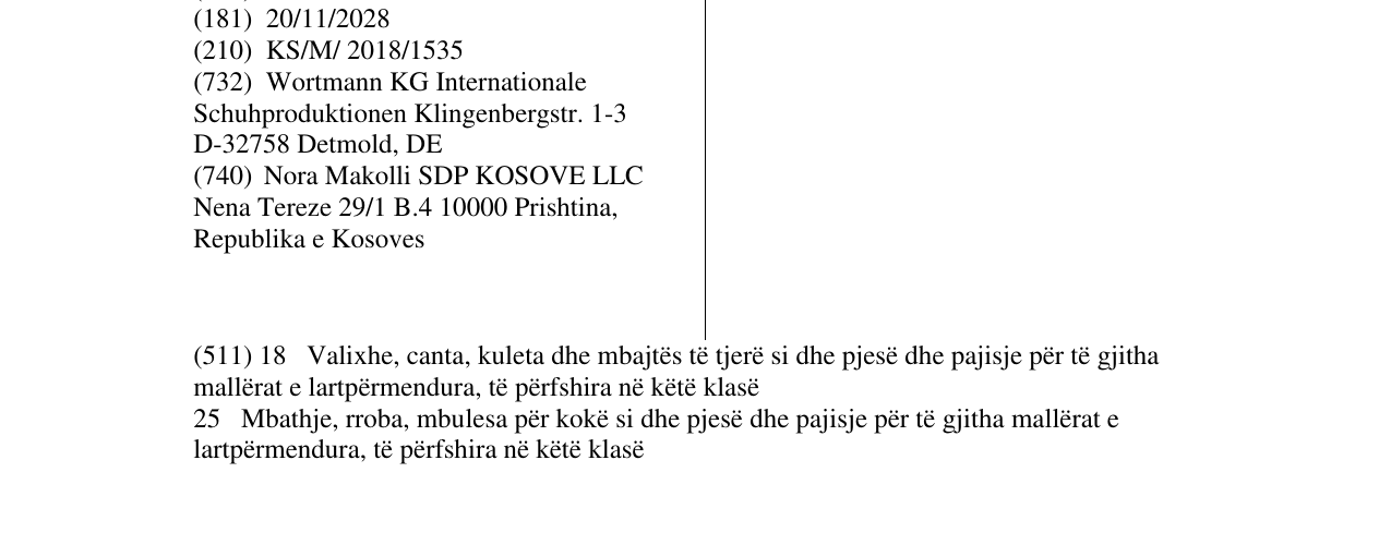 Zëri i markës Tamaris në buletin