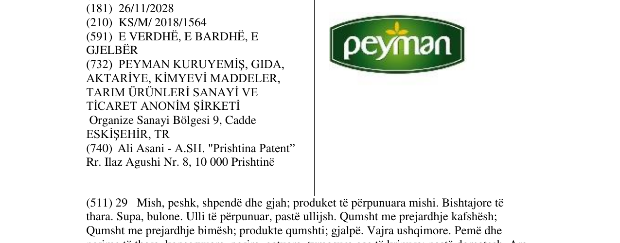 Zëri i markës peyman në buletin