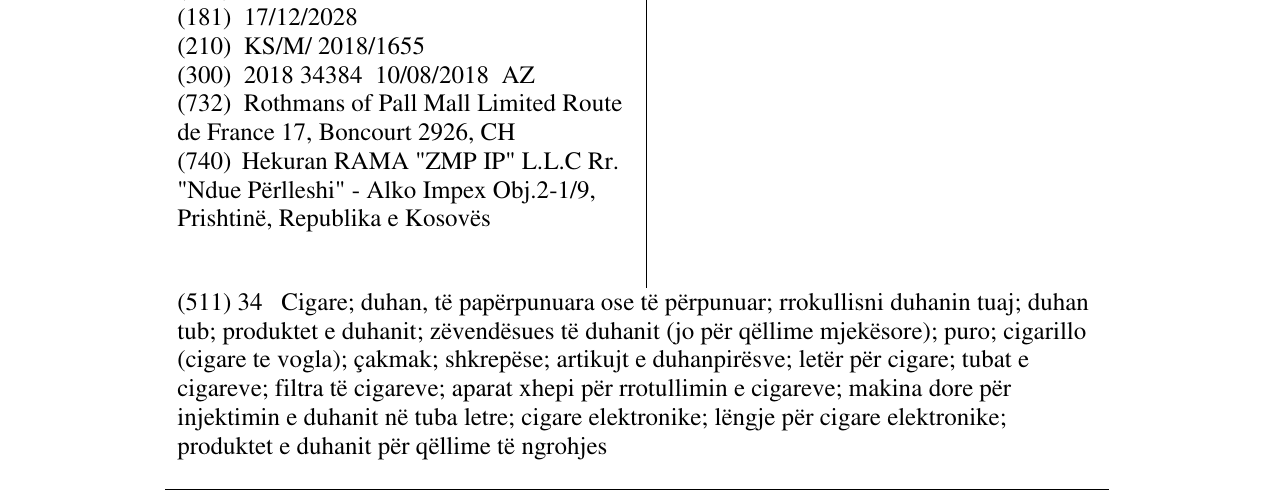Zëri i markës MADE OF REFINEMENT në buletin