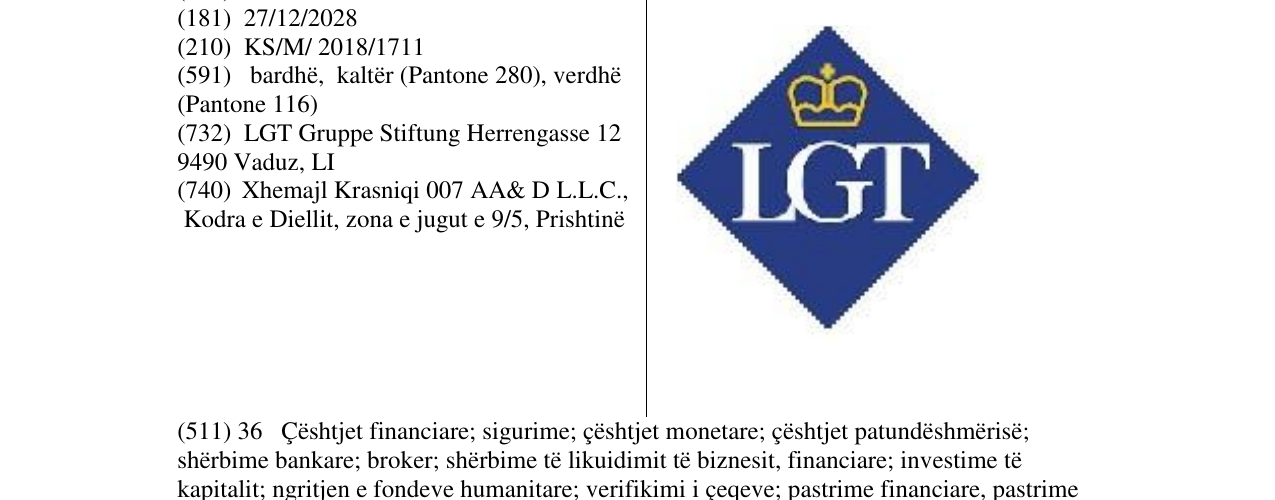 Zëri i markës LGT në buletin