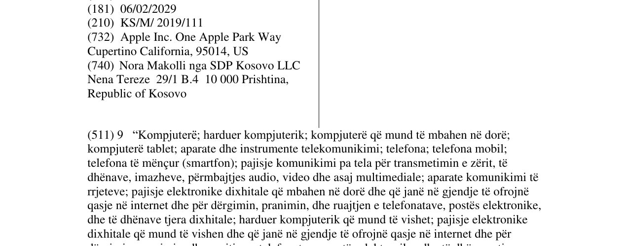 Zëri i markës APPLE TV në buletin