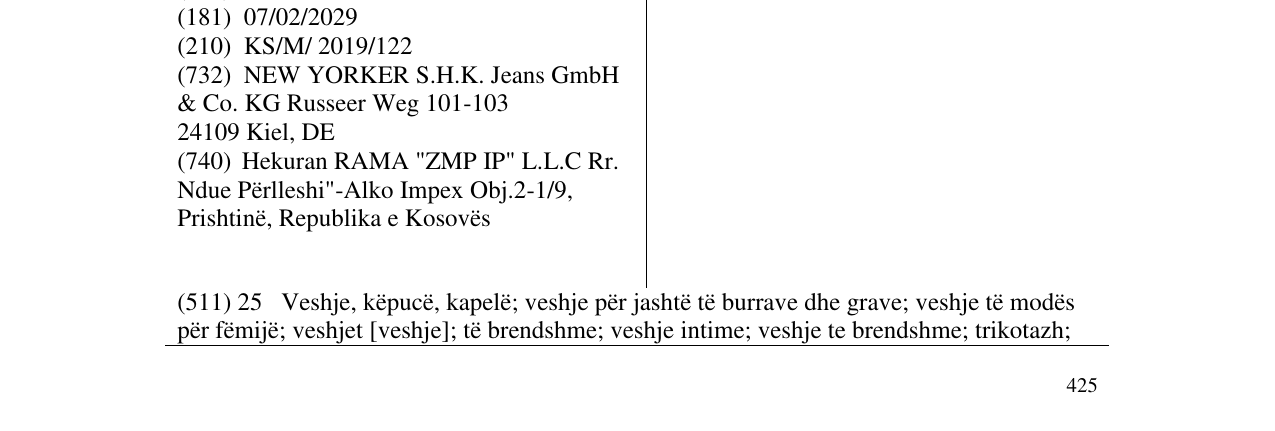 Zëri i markës BLACK SQUAD në buletin
