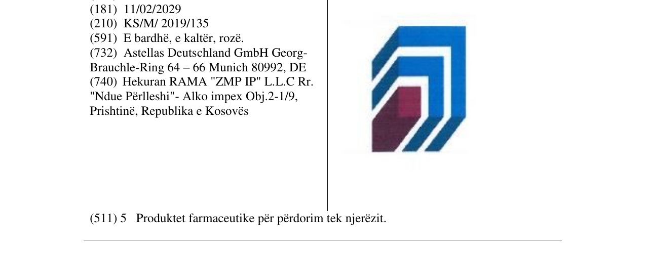 Zëri i markës Markë figurative në buletin