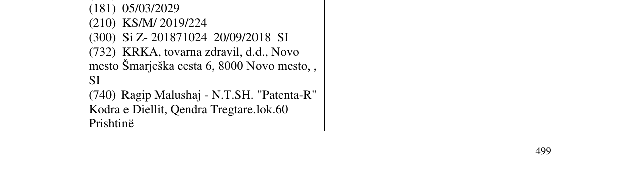 Zëri i markës MAYSIGLU në buletin
