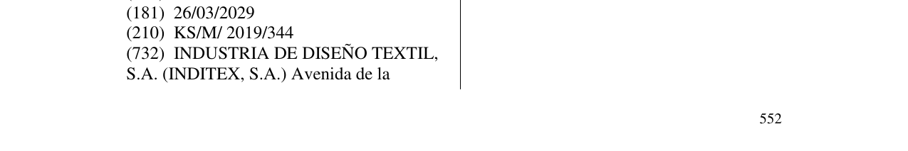 Zëri i markës ZARA në buletin