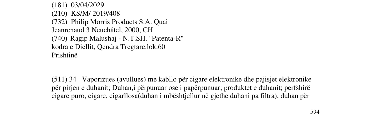 Zëri i markës HEETS TURQUOISE LABEL në buletin