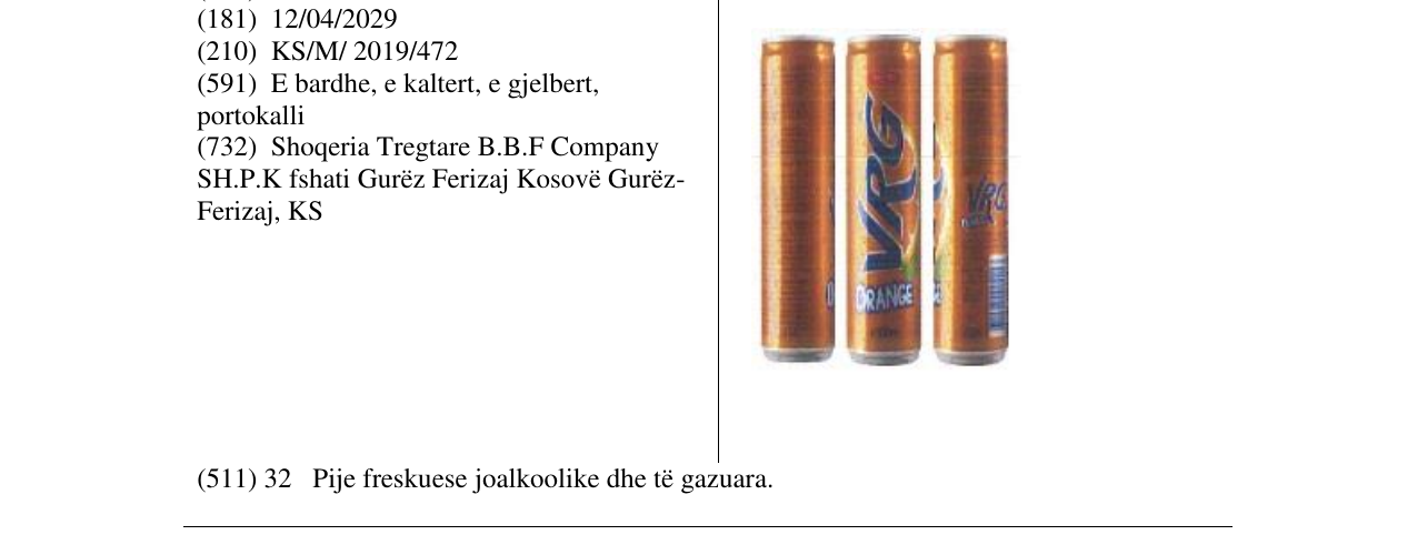 Zëri i markës Markë figurative në buletin