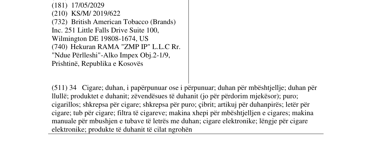 Zëri i markës SHARP TWIST në buletin