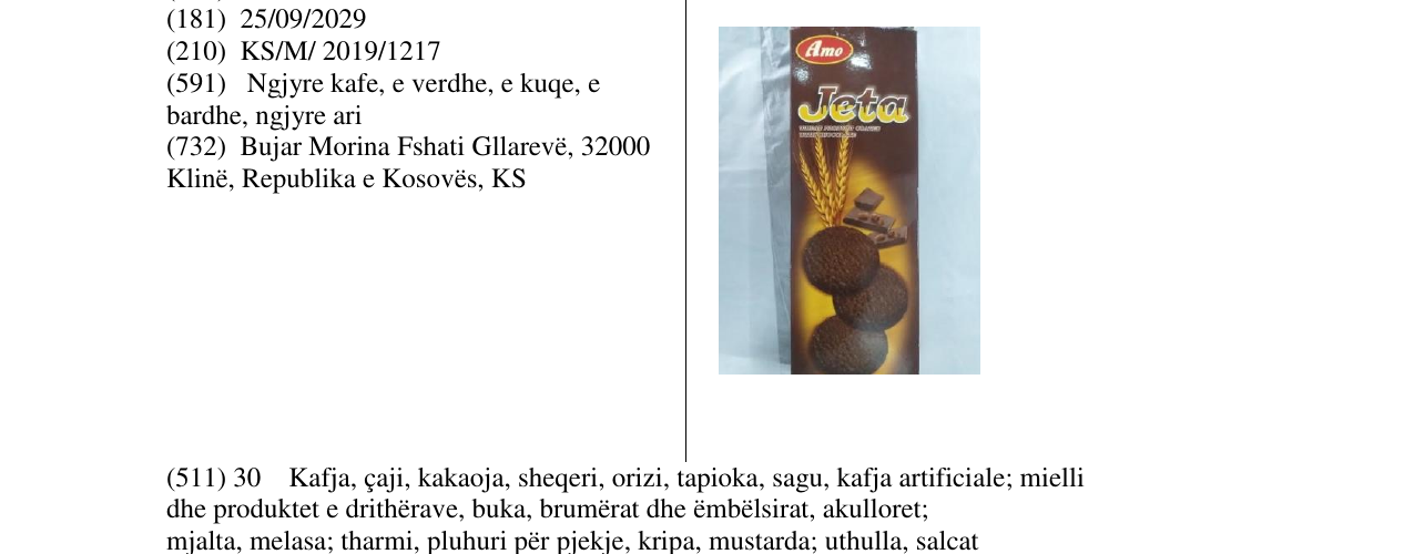 Zëri i markës Amo Jeta në buletin
