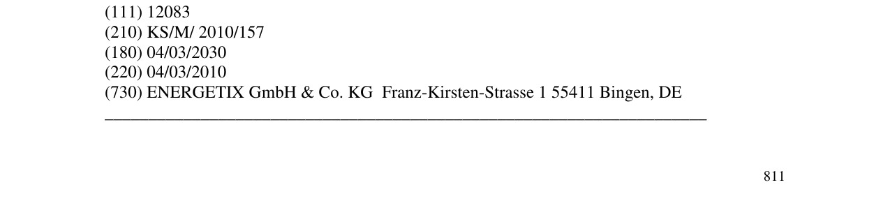 Zëri i markës EX në buletin