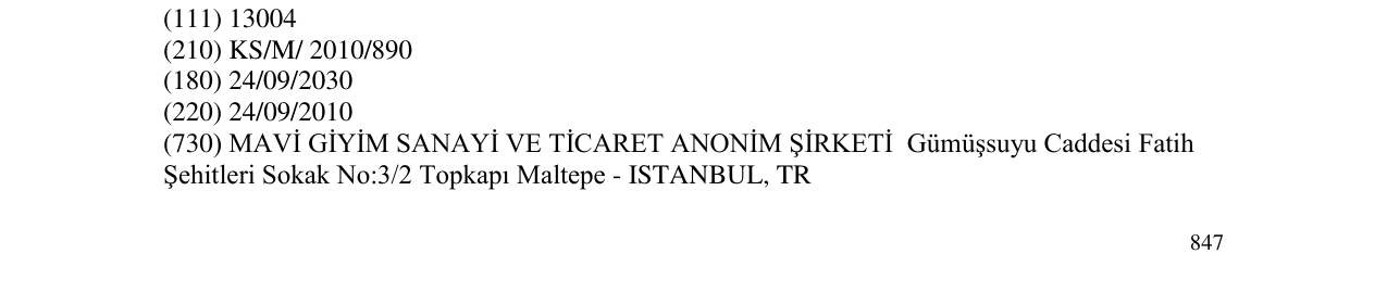 Zëri i markës mavi në buletin