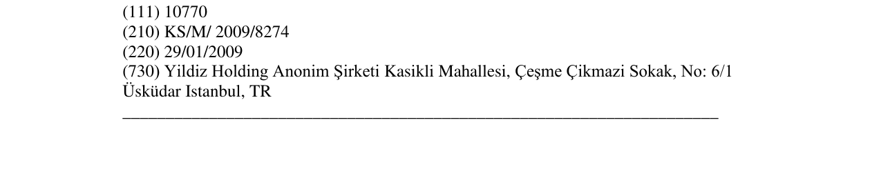 Zëri i markës Biskid në buletin