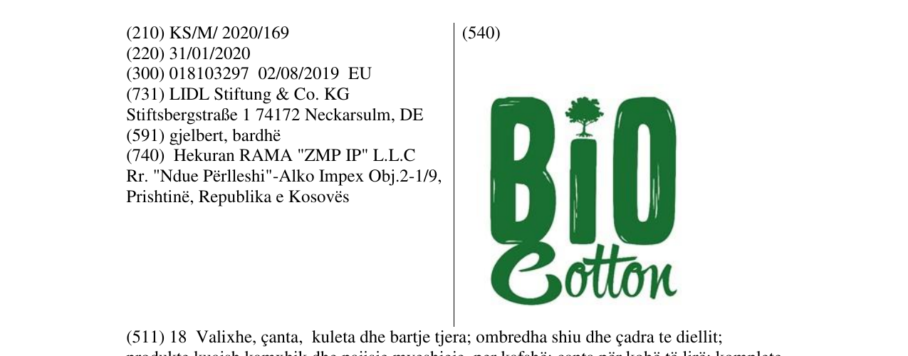 Zëri i markës BioCotton në buletin