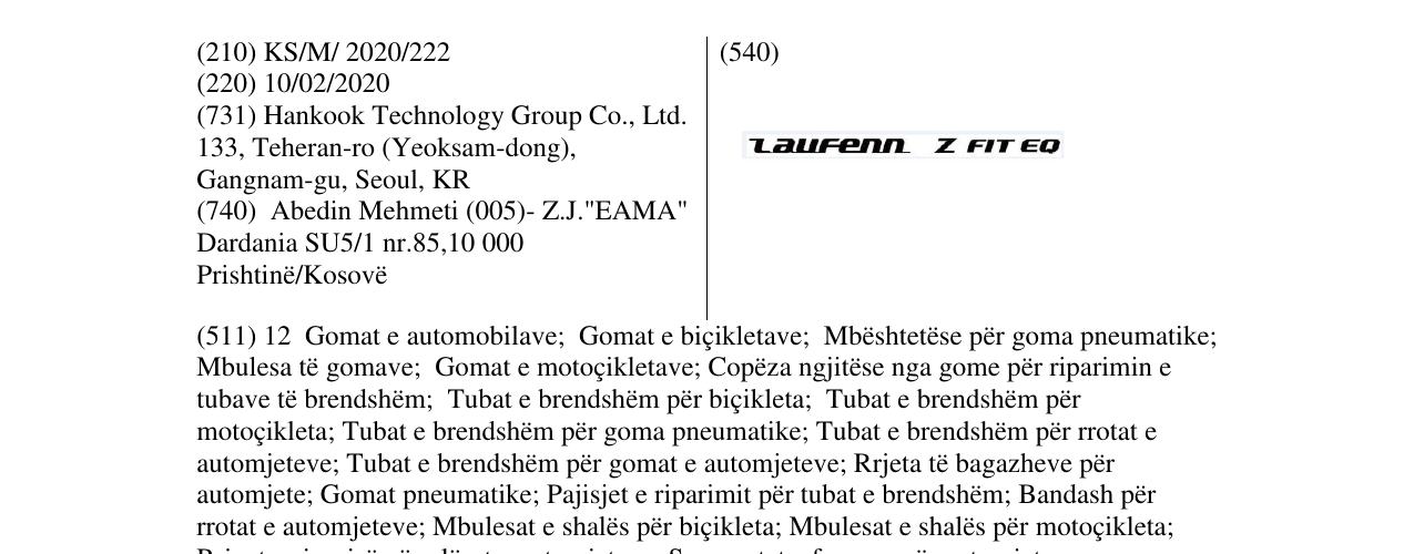 Zëri i markës LAUFENN Z FIT EQ në buletin