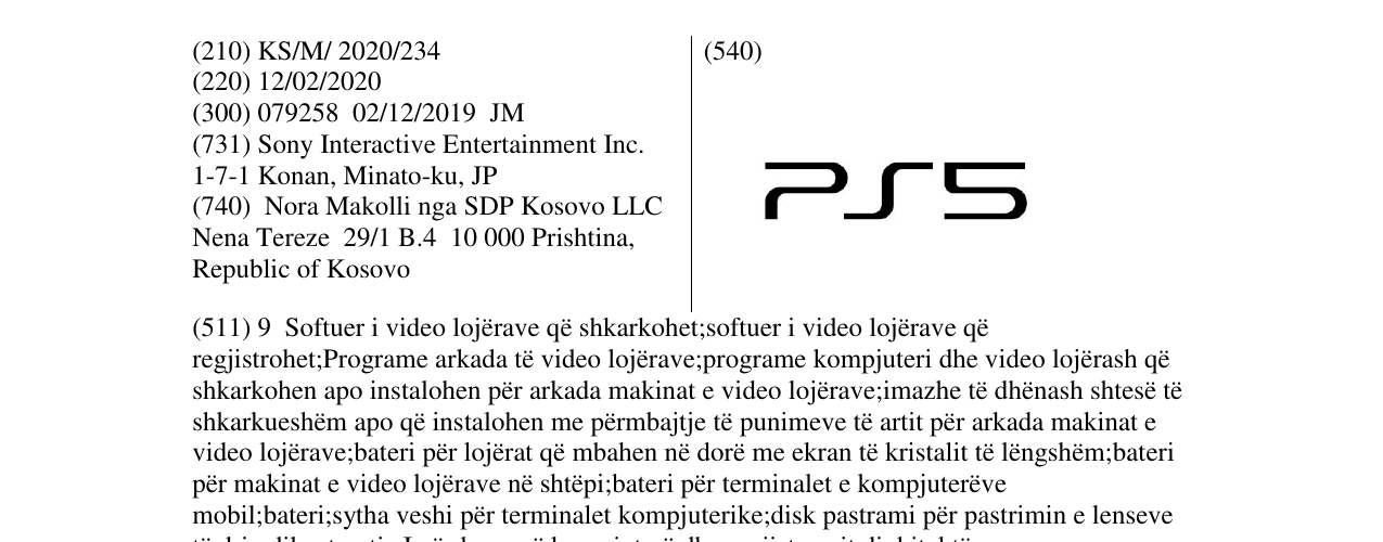 Zëri i markës PS5 në buletin
