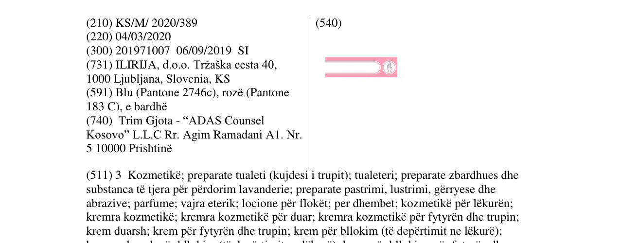 Zëri i markës 48 në buletin