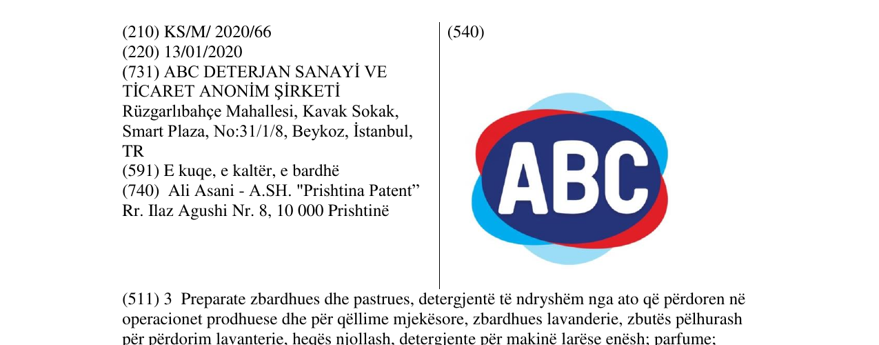 Zëri i markës ABC në buletin