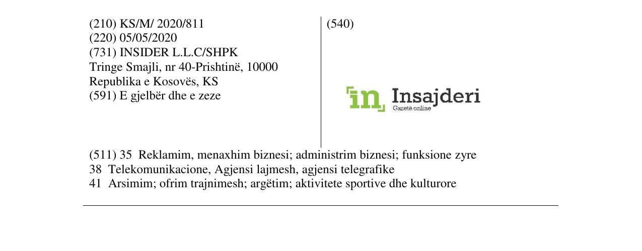 Zëri i markës in Insajderi në buletin