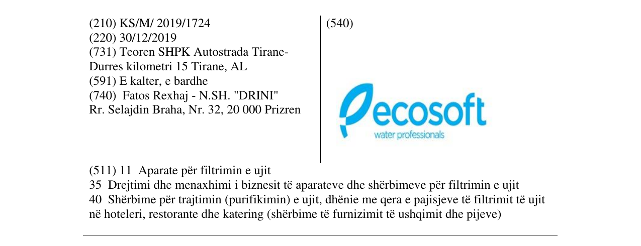 Zëri i markës ecosoft në buletin