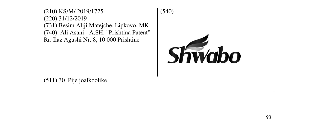 Zëri i markës Shwabo në buletin