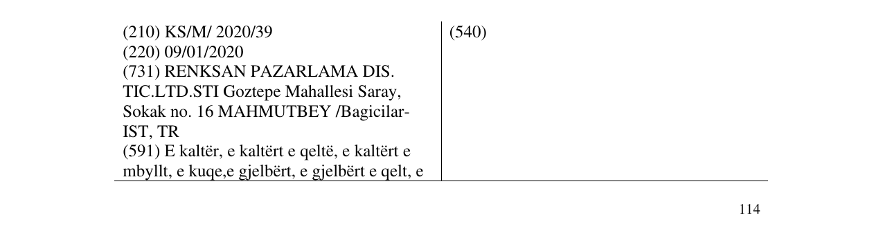 Zëri i markës BELUX në buletin