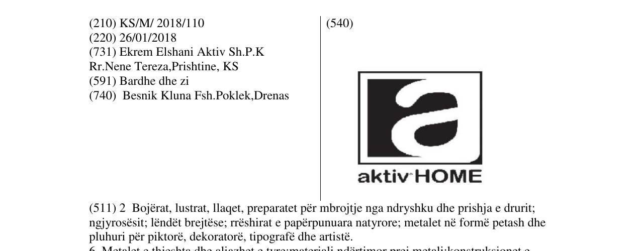 Zëri i markës aktiv HOME në buletin