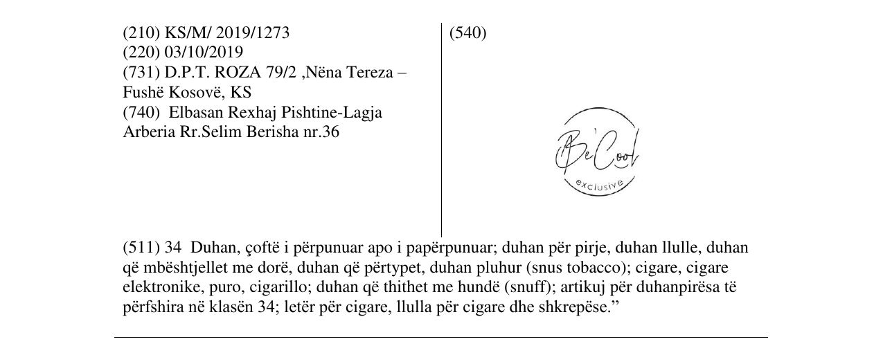 Zëri i markës BeCool në buletin