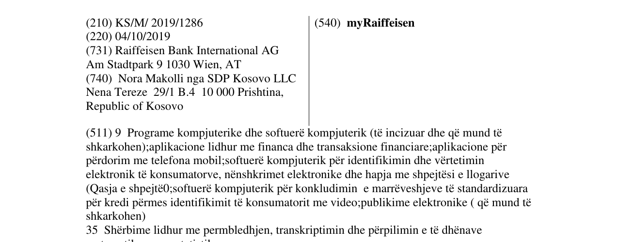 Zëri i markës myRaiffeisen në buletin