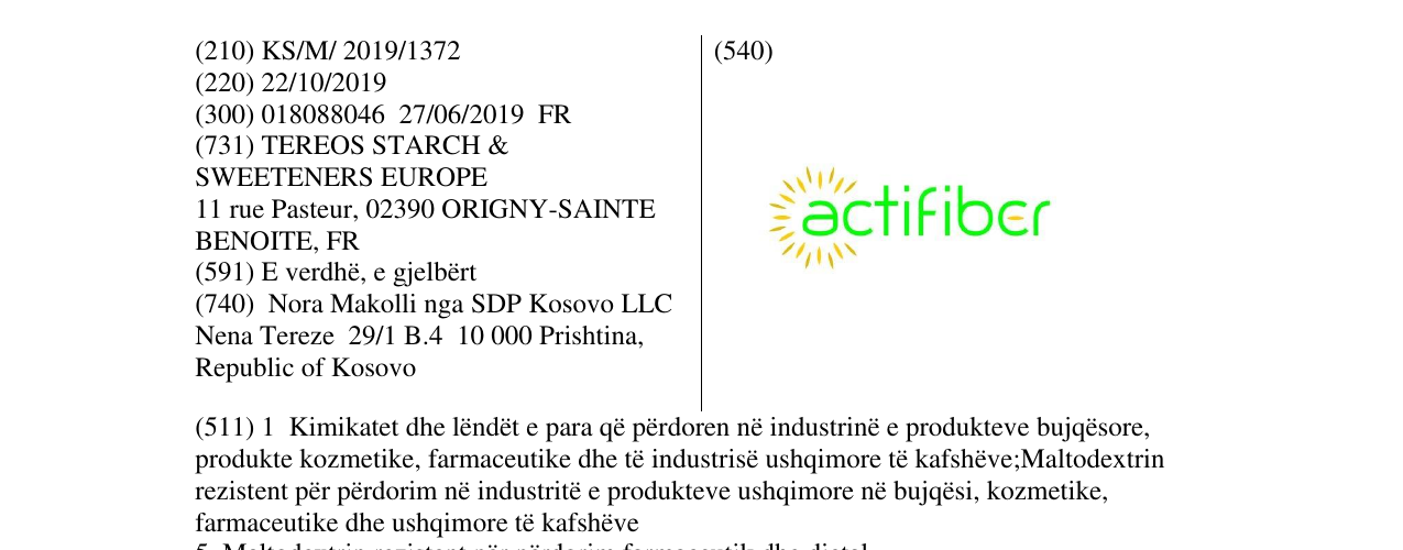 Zëri i markës actifiber në buletin