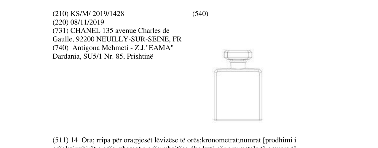 Zëri i markës Markë figurative në buletin