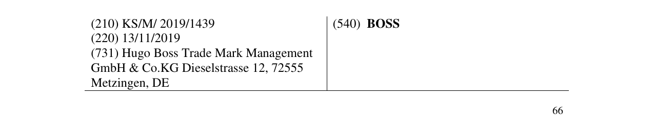 Zëri i markës BOSS në buletin