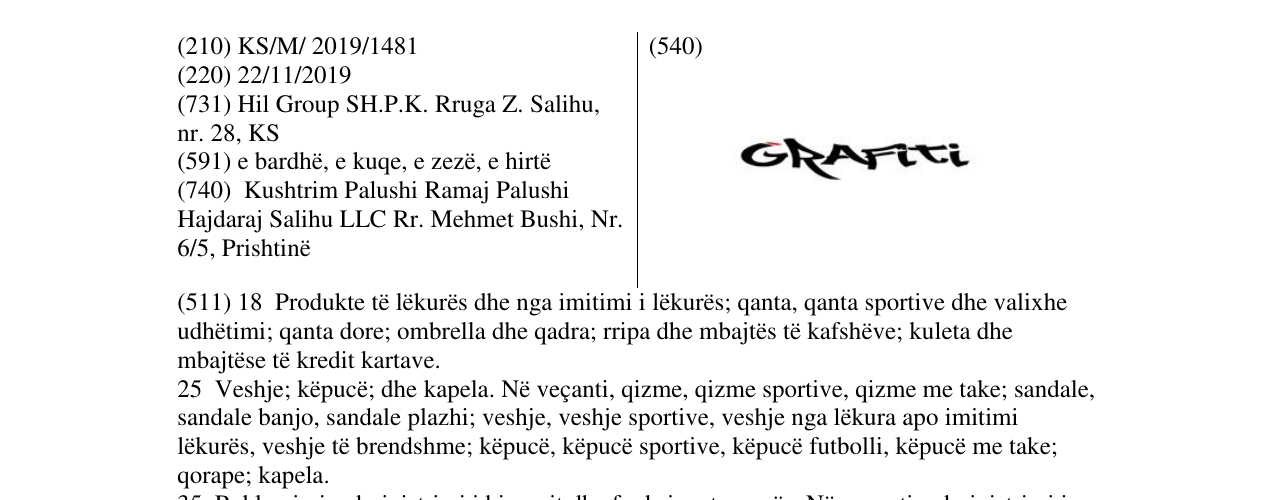 Zëri i markës GRAFIT në buletin