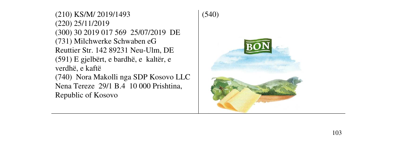 Zëri i markës BON në buletin