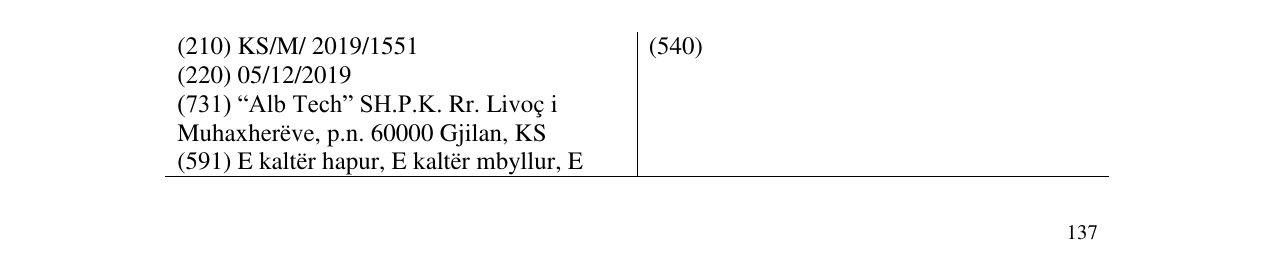 Zëri i markës BTS në buletin