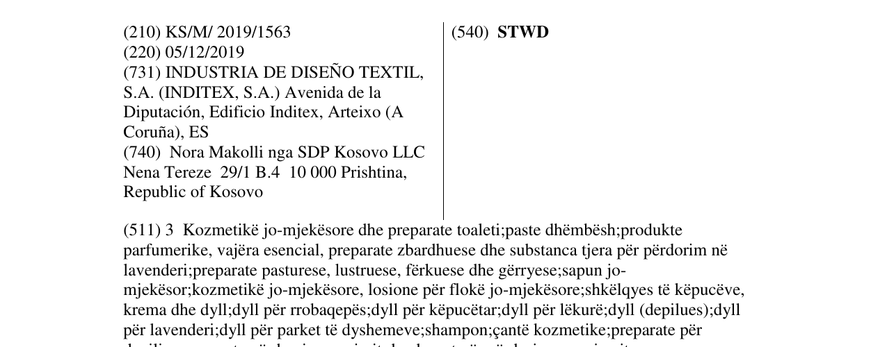 Zëri i markës STWD në buletin