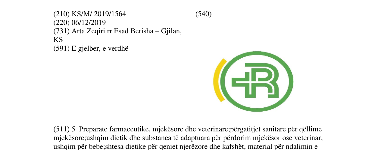 Zëri i markës Markë figurative në buletin