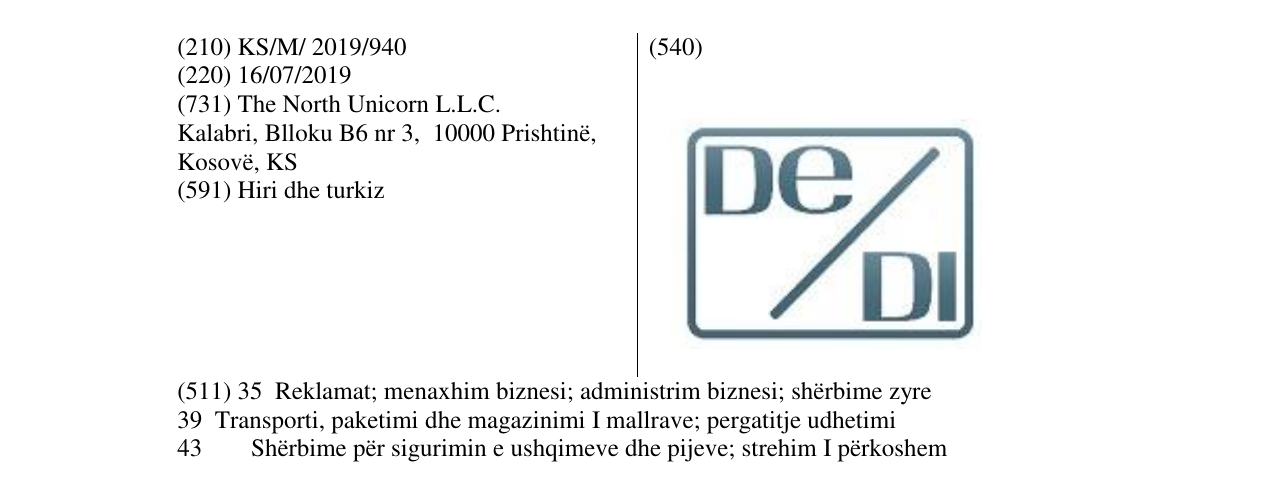 Zëri i markës DE/DI në buletin