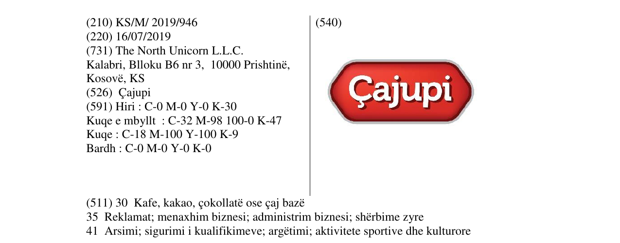 Zëri i markës Çajupi në buletin