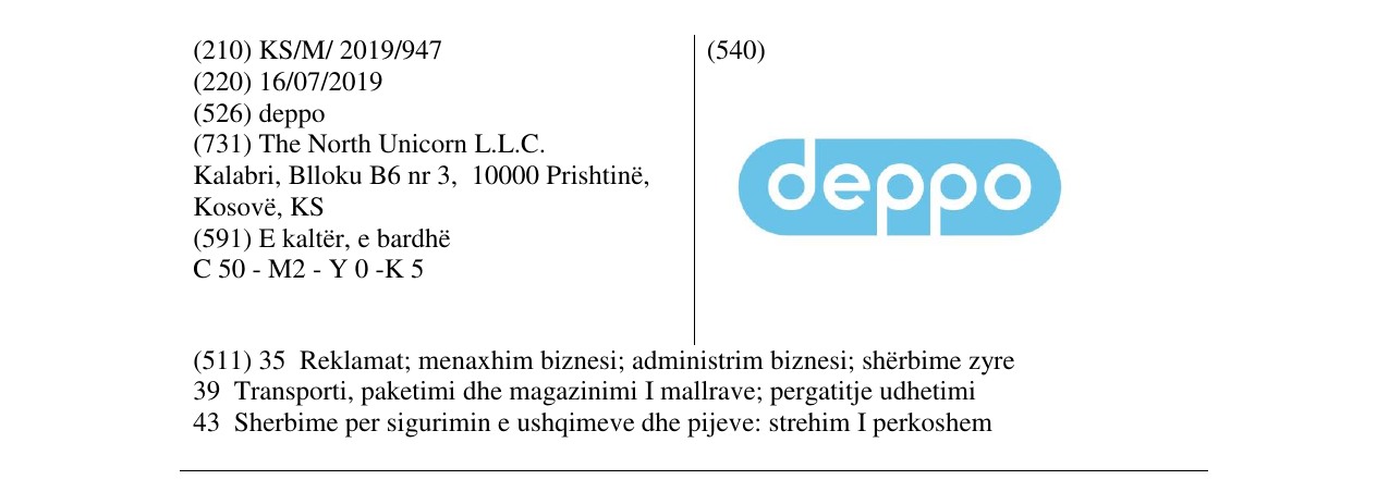 Zëri i markës deppo në buletin