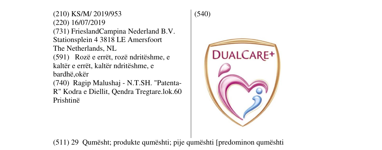 Zëri i markës DUALCARE në buletin