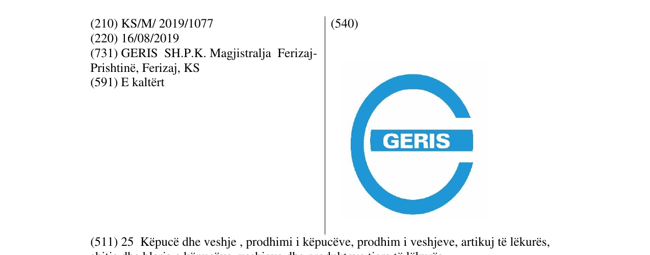 Zëri i markës Markë figurative në buletin