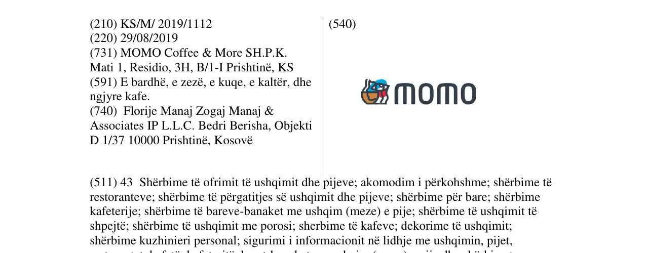 Zëri i markës momo në buletin